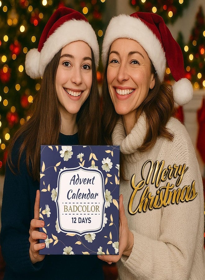 BADCOLOR Advent Calendar 2025, 12 Days Christmas Countdown Calendar - Individually Boxed Makeup Gift Set, Xmas Beauty & Cosmetics Surprise Full Makeup Kit for Women Teen Girls - Image 2